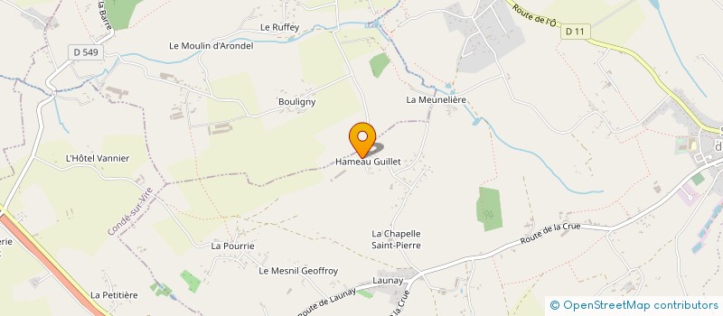 localisation de l'entreprise MADAME JOCELYNE DARTHENAY  SAINT-JEAN-D'ELLE