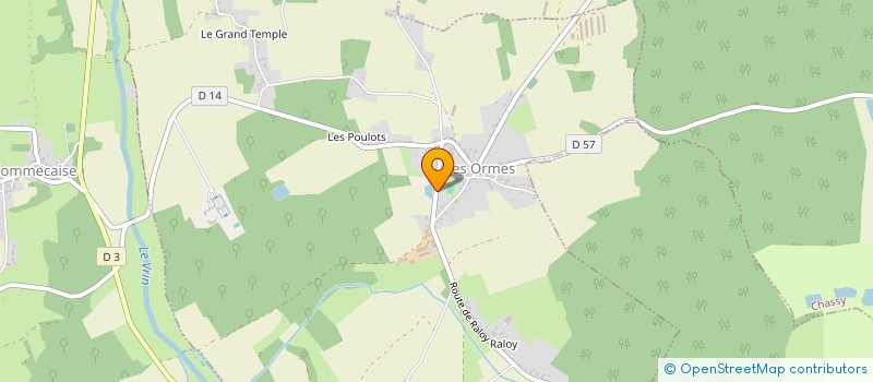 localisation de l'entreprise MADAME JOCELYNE DE OLIVEIRA à LES ORMES