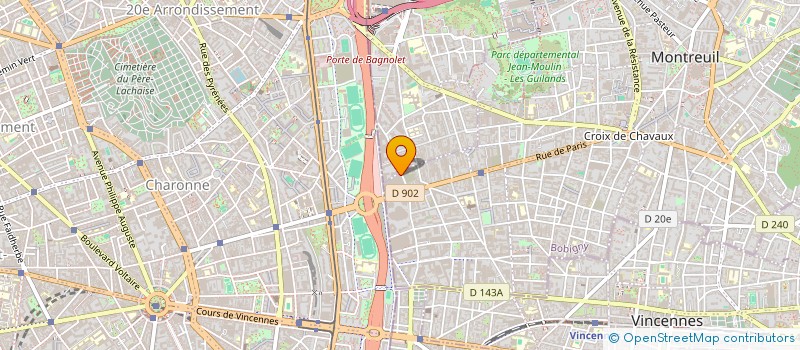 localisation de l'entreprise MADAME JOCELYNE DELACROIX  MONTREUIL