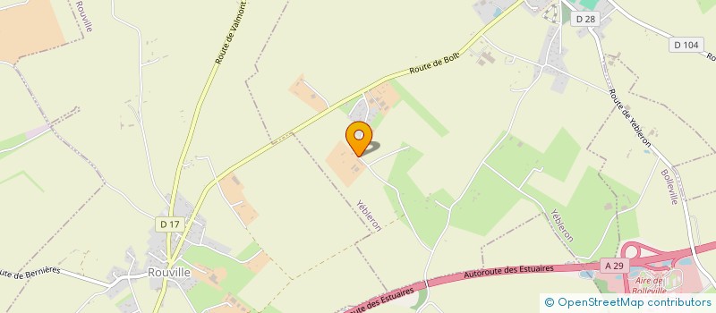 localisation de l'entreprise MADAME JOCELYNE DELETTRE  YEBLERON