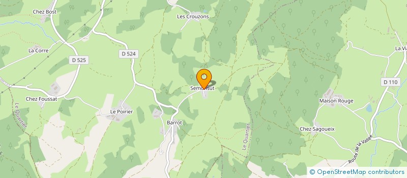 localisation de l'entreprise MADAME JOCELYNE DELMAS  LE QUARTIER