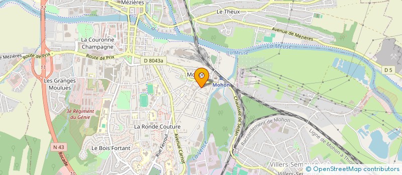localisation de l'entreprise MADAME JOCELYNE DELOBEL  CHARLEVILLE-MEZIERES