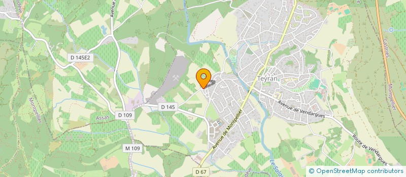 localisation de l'entreprise MADAME JOCELYNE DENIVET  TEYRAN