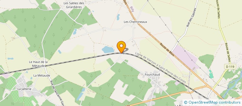 localisation de l'entreprise MADAME JOCELYNE DESMET  SELLES SUR CHER