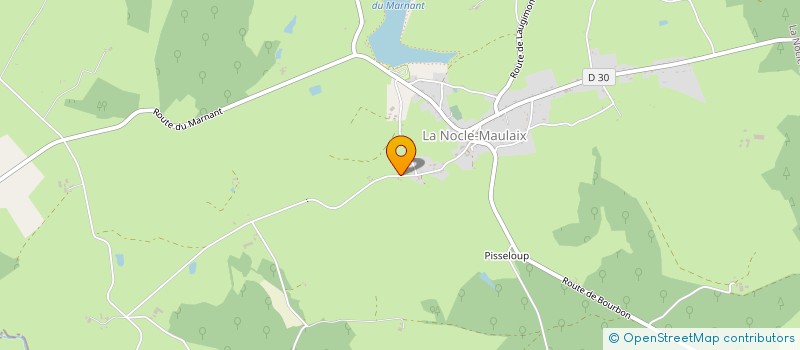 localisation de l'entreprise MADAME JOCELYNE DODIN à LA NOCLE-MAULAIX
