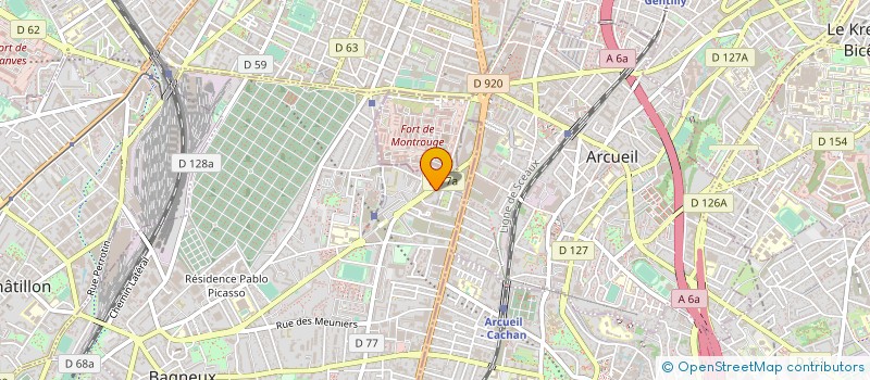 localisation de l'entreprise MADAME JOCELYNE DODIN à BAGNEUX