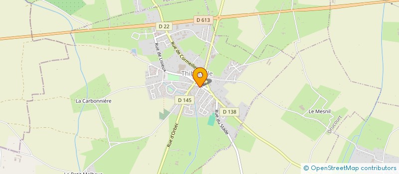 localisation de l'entreprise MADAME JOCELYNE DUBOIS à THIBERVILLE