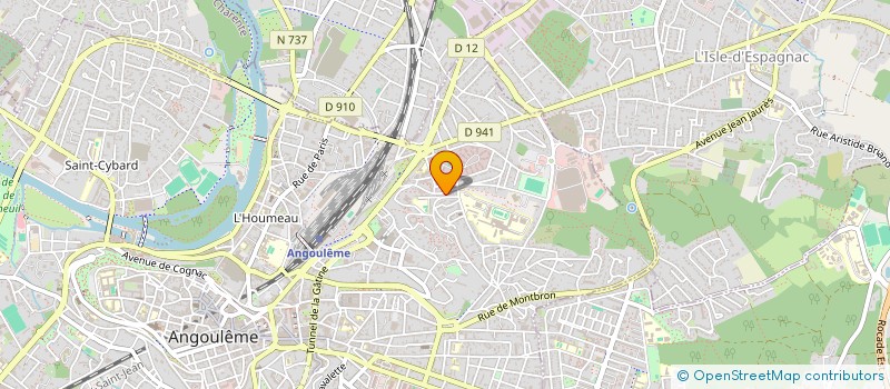 localisation de l'entreprise MADAME JOCELYNE DUBOIS  ANGOULEME