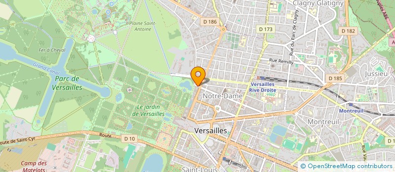 localisation de l'entreprise MADAME JOCELYNE DUBOIS JAXIFRAGE à VERSAILLES
