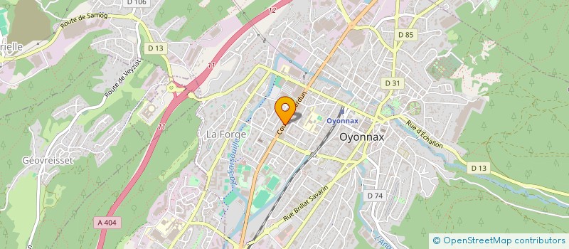 localisation de l'entreprise MADAME JOCELYNE DUBOURG à OYONNAX