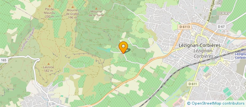 localisation de l'entreprise MADAME JOCELYNE DUCHAUSSOY  LEZIGNAN-CORBIERES