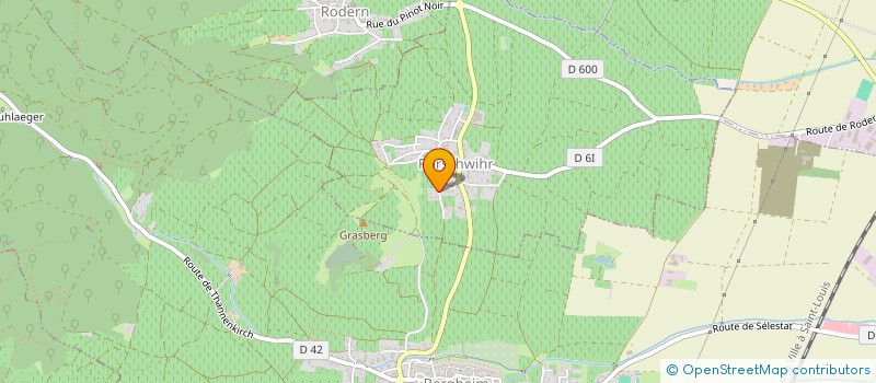 localisation de l'entreprise MADAME JOCELYNE DURAND  RORSCHWIHR