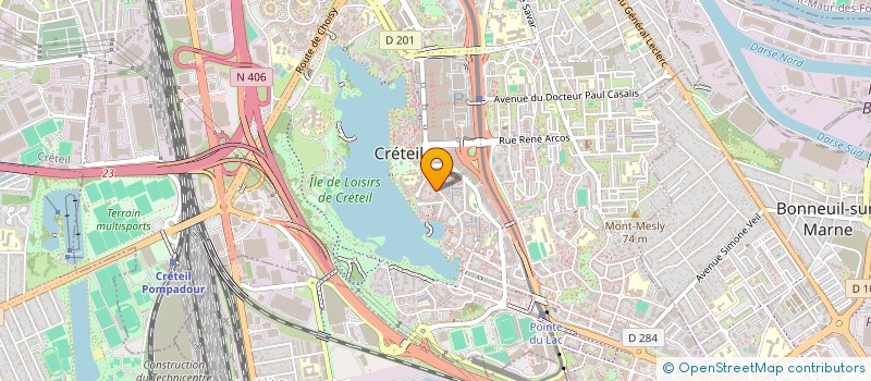 localisation de l'entreprise MADAME JOCELYNE DUTREIX  CRETEIL