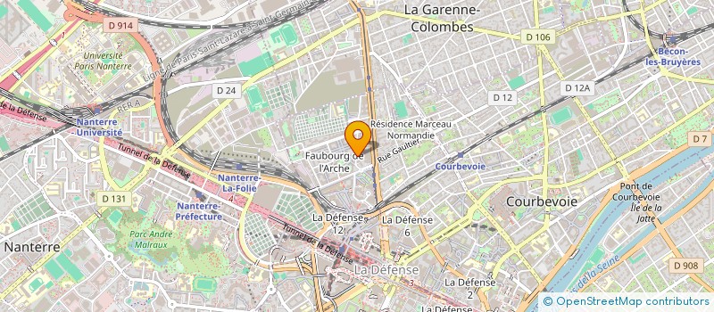 localisation de l'entreprise MADAME JOCELYNE ELBASE à COURBEVOIE