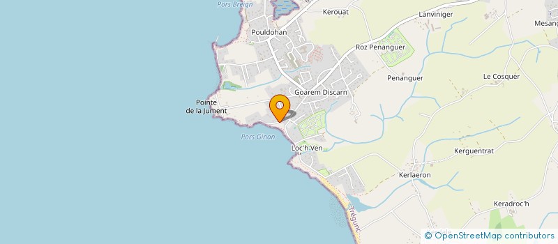 localisation de l'entreprise MADAME JOCELYNE ERNOULD  TREGUNC