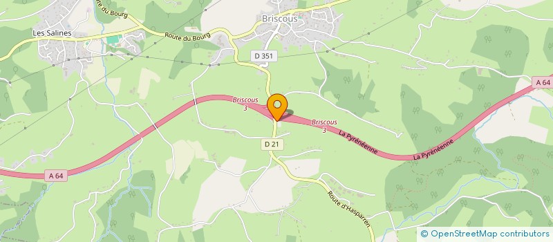 localisation de l'entreprise MADAME JOCELYNE ETCHEGARAY à LA BASTIDE-CLAIRENCE