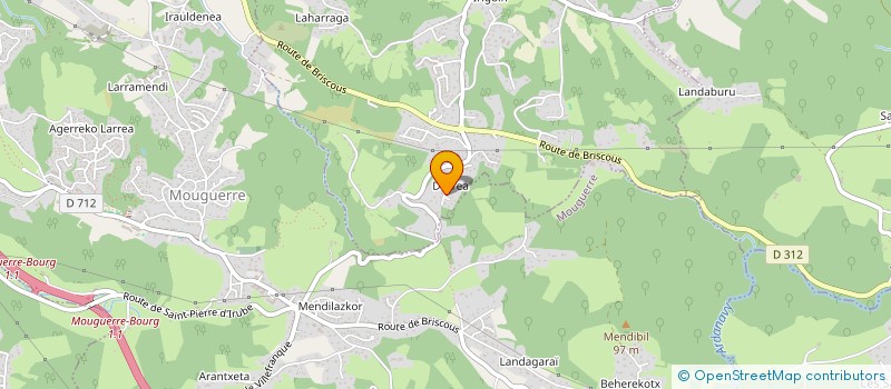 localisation de l'entreprise MADAME JOCELYNE ETCHEVESTE-FONTANELLE  LAHONCE