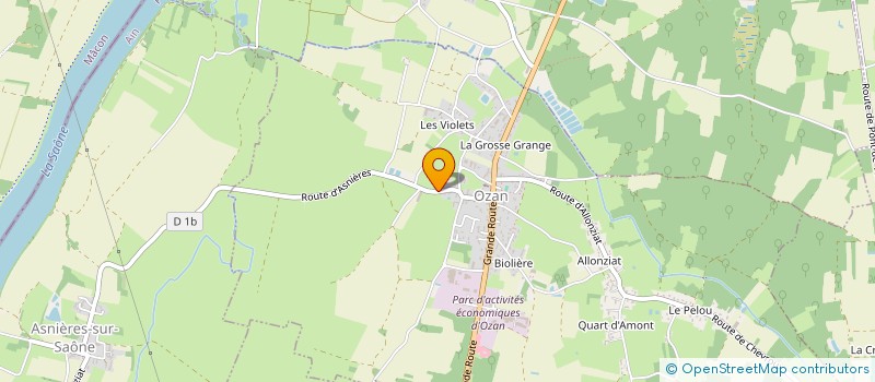 localisation de l'entreprise MADAME JOCELYNE EXTIER  OZAN