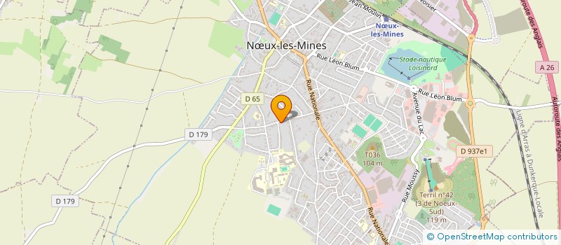 localisation de l'entreprise MADAME JOCELYNE FALEMPIN à NŒUX-LES-MINES