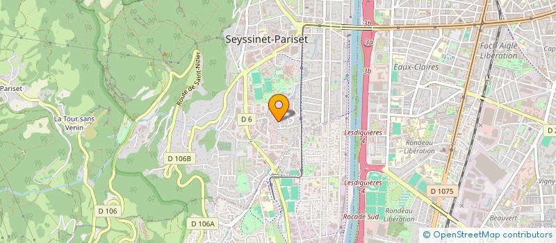 localisation de l'entreprise MADAME JOCELYNE FANJAS  SEYSSINET-PARISET