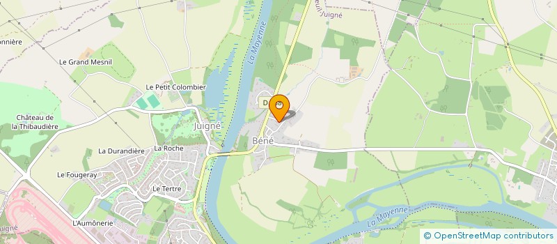 localisation de l'entreprise MADAME JOCELYNE FAUCHEUX  MONTREUIL-JUIGNE