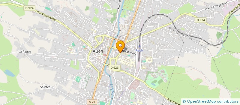 localisation de l'entreprise MADAME JOCELYNE FAUCQUEUR  AUCH