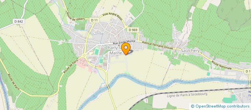 localisation de l'entreprise MADAME JOCELYNE FLAMANT à CHARLY-SUR-MARNE