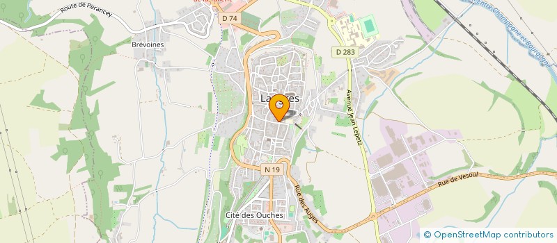 localisation de l'entreprise MADAME JOCELYNE FLAMMARION à LANGRES