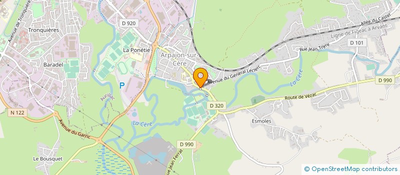 localisation de l'entreprise MADAME JOCELYNE FLORIMOND à ARPAJON-SUR-CERE