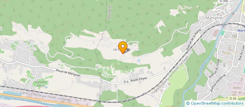 localisation de l'entreprise MADAME JOCELYNE FOREL  MARIGNIER