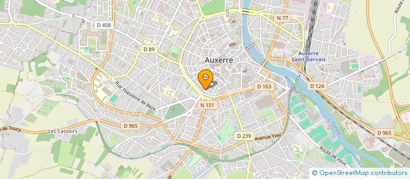 localisation de l'entreprise MADAME JOCELYNE FRANCOIS à AUXERRE