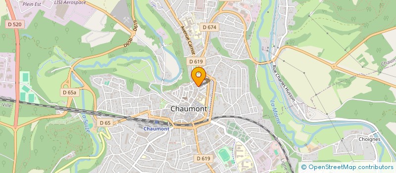 localisation de l'entreprise MADAME JOCELYNE FRANZONI à CHAUMONT