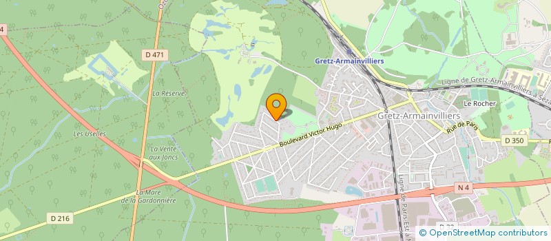 localisation de l'entreprise MADAME JOCELYNE FRIOUX  GRETZ-ARMAINVILLIERS