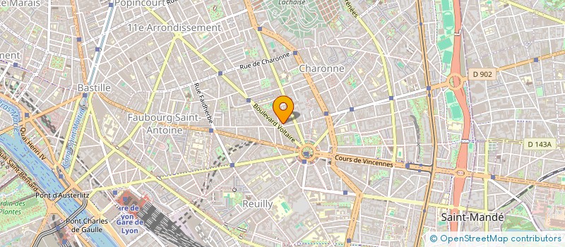 localisation de l'entreprise MADAME JOCELYNE GALLAND  PARIS