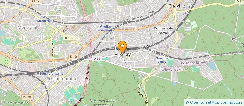 localisation de l'entreprise MADAME JOCELYNE GANTREL  VIROFLAY