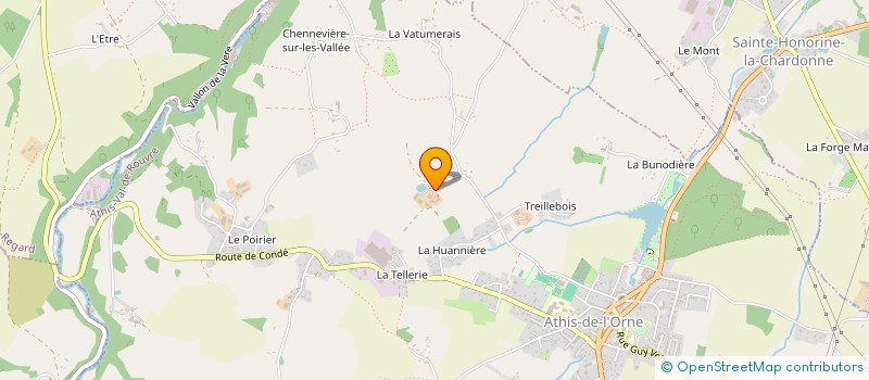 localisation de l'entreprise MADAME JOCELYNE GARNIER à ATHIS-VAL DE ROUVRE