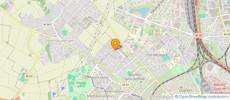 localisation de l'entreprise MADAME JOCELYNE GAULON  OBERHAUSBERGEN