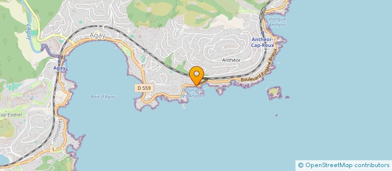 localisation de l'entreprise MADAME JOCELYNE GIANETTI à SAINT-RAPHAEL