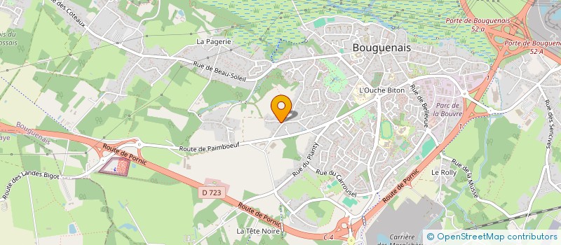 localisation de l'entreprise MADAME JOCELYNE GINGAST à BOUGUENAIS