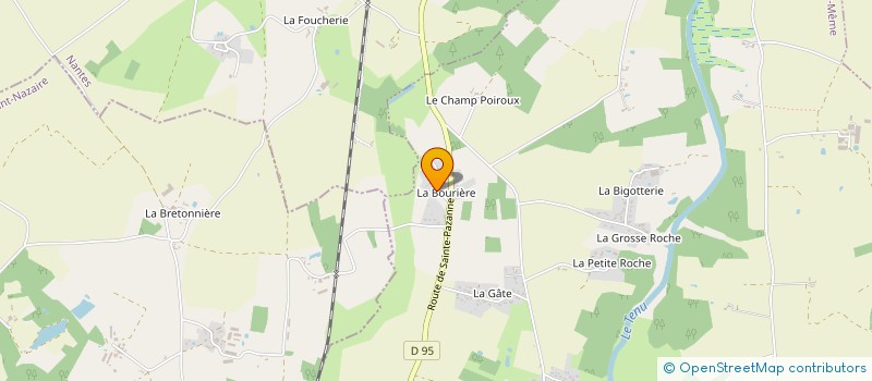 localisation de l'entreprise MADAME JOCELYNE GIRAUD  PAULX