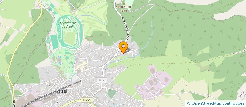 localisation de l'entreprise MADAME JOCELYNE GIROUX  VITTEL