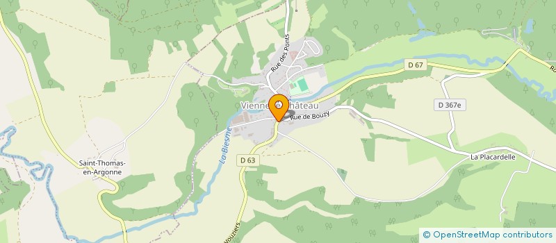 localisation de l'entreprise MADAME JOCELYNE GODART  VIENNE-LE-CHATEAU