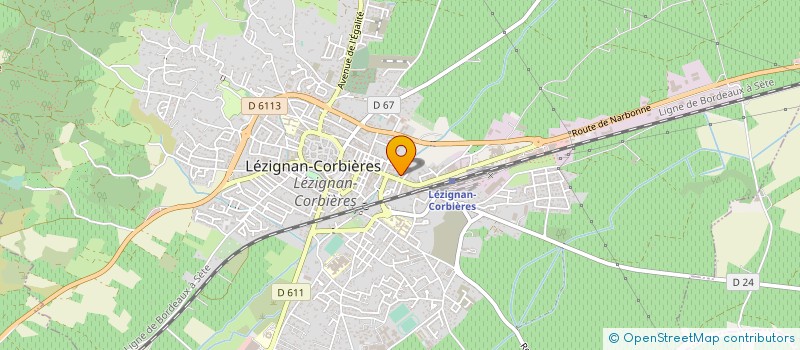 localisation de l'entreprise MADAME JOCELYNE GODEST  LEZIGNAN-CORBIERES