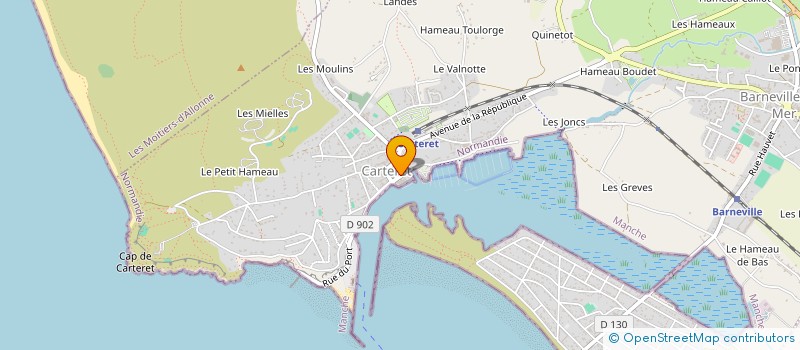 localisation de l'entreprise MADAME JOCELYNE GOUJON à BARNEVILLE-CARTERET