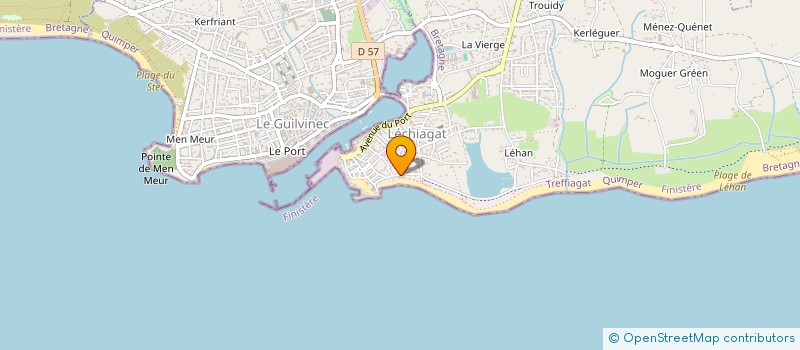 localisation de l'entreprise MADAME JOCELYNE GOURMELIN  TREFFIAGAT