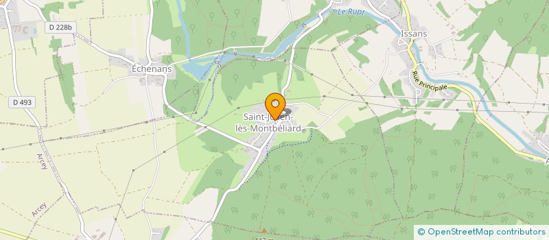 localisation de l'entreprise MADAME JOCELYNE GRANDMAISON à SAINT-JULIEN-LES-MONTBELIARD