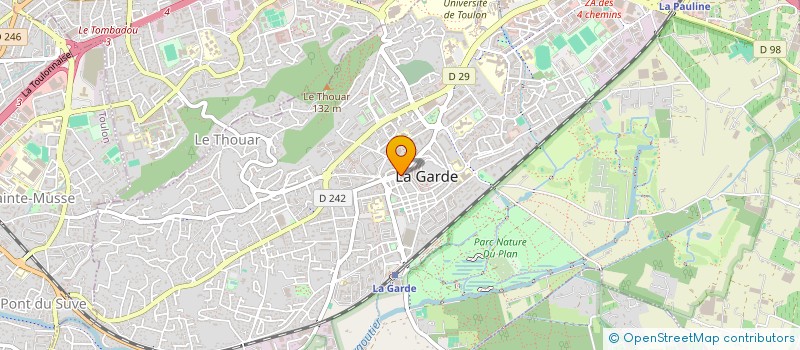 localisation de l'entreprise MADAME JOCELYNE GRANET à LA GARDE