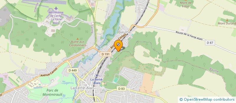 localisation de l'entreprise MADAME JOCELYNE GREINER  BAULNE