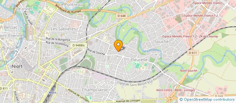 localisation de l'entreprise MADAME JOCELYNE GUERIN à NIORT