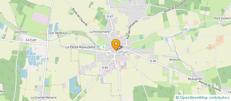 localisation de l'entreprise MADAME JOCELYNE GUIET  SAVIGNE-SUR-LATHAN